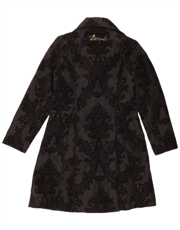 Soprabito da donna Desigual EU 42 grande poliestere floreale nero