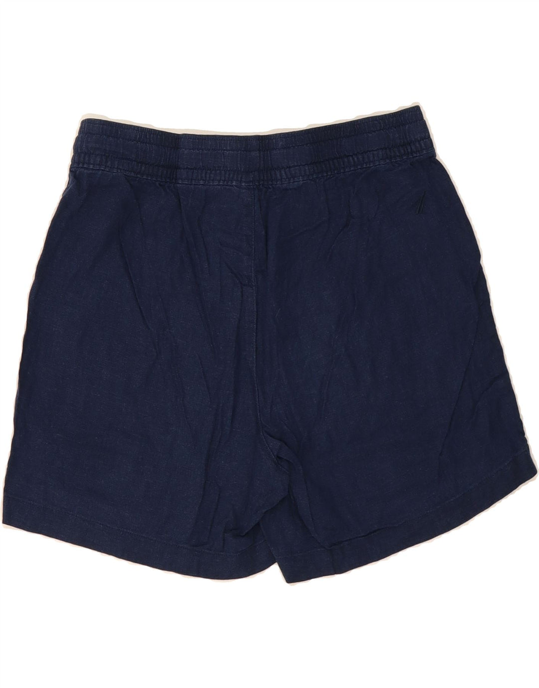 NAUTICA Womens Chino Shorts Small W28  Navy Blue Linen Vintage Nautica and Second-Hand Nautica from Messina Hembry 