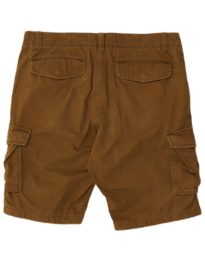 Pantaloncini cargo da uomo selezionati grandi W36 in cotone kaki