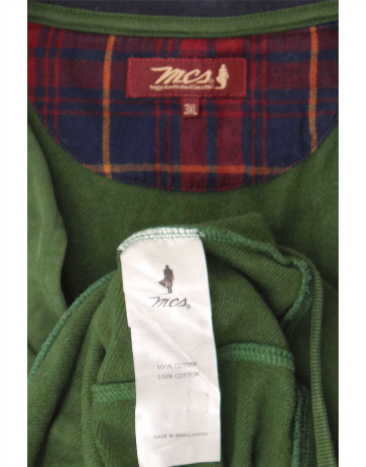 Giacca da ginnastica da uomo Marlboro Classics 3XL cotone verde