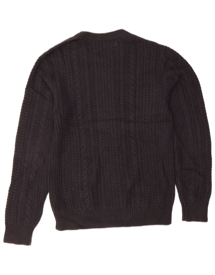 Maglione da uomo girocollo French Connection piccolo in cotone blu navy