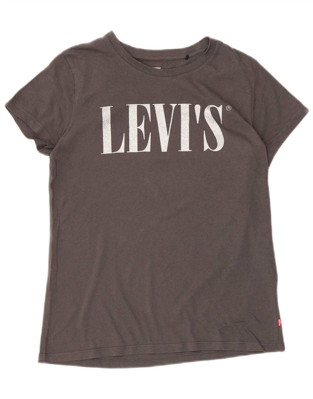 T-shirt grafica da donna Levi's Top UK 6 XS Grigia