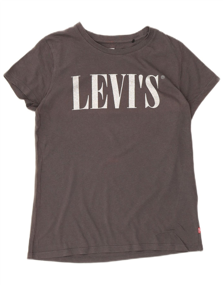 T-shirt grafica da donna Levi's Top UK 6 XS Grigia