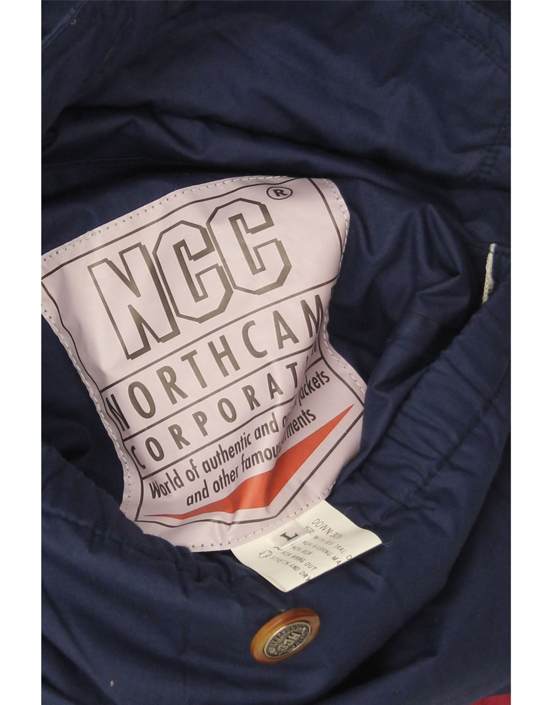 Giacca imbottita reversibile oversize da uomo vintage UK 40 grande rossa