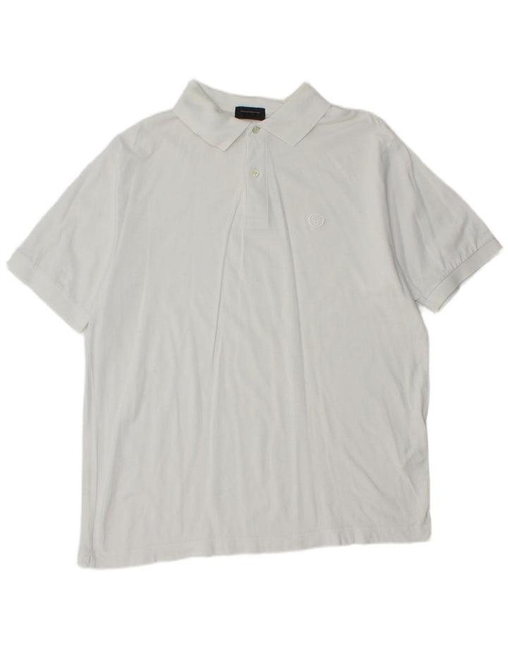 Polo Uomo Sergio Tacchini IT 50 Cotone Bianco Medio