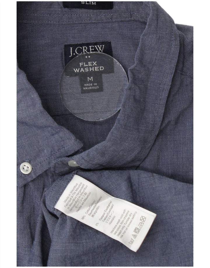 Camicia slim fit da uomo J. CREW in cotone blu navy medio