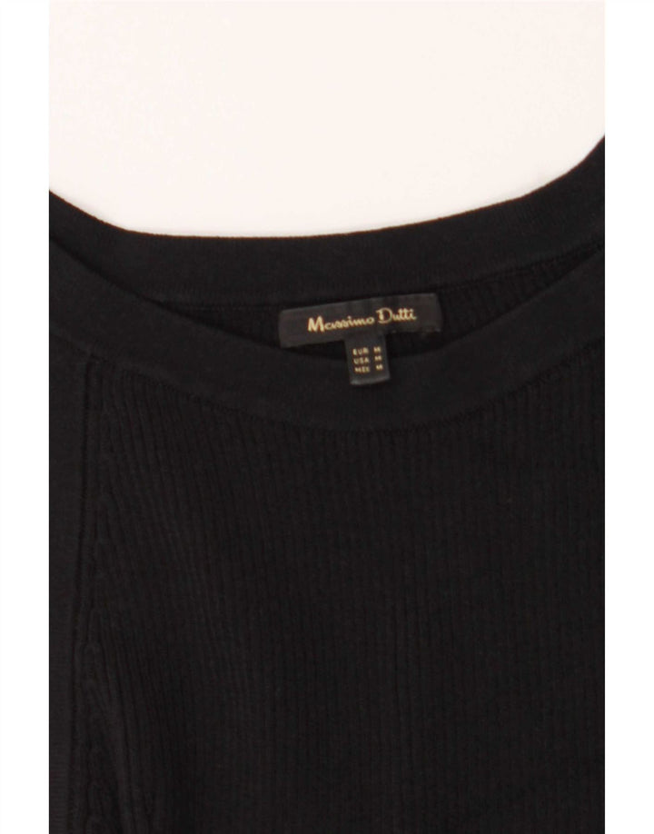 Massimo Dutti Canotta regolare da donna UK 12 Medium Nero