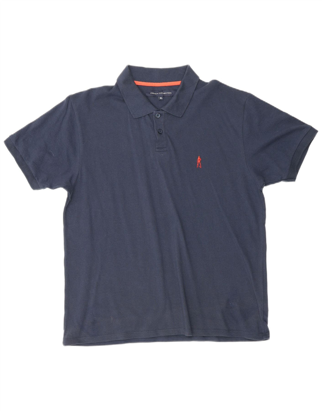 Polo da uomo FRENCH CONNECTION XL in cotone blu navy