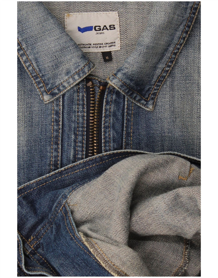 Giacca di jeans da uomo Gas UK 38 Blu medio
