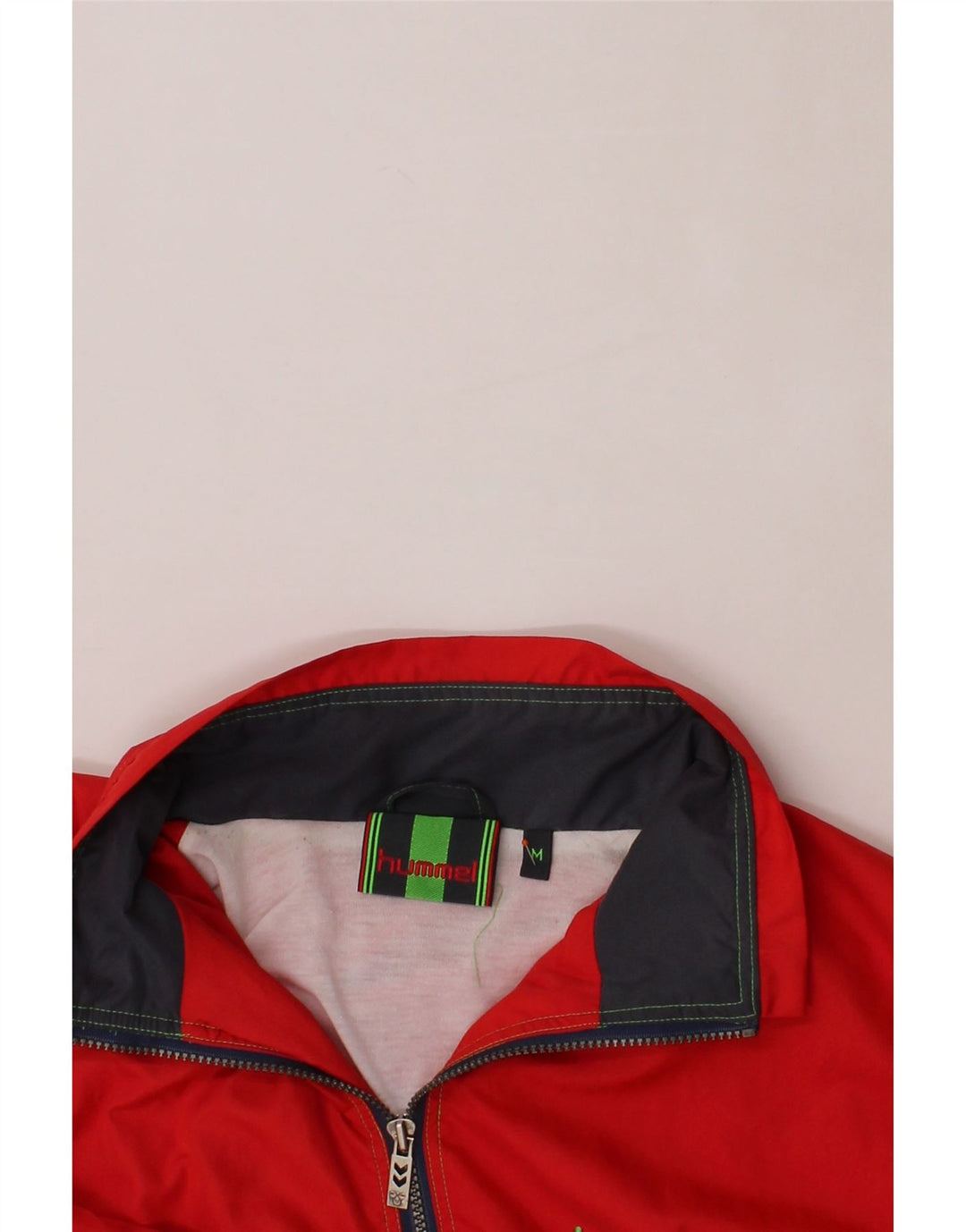HUMMEL Mens Tracksuit Top Jacket Medium Red Polyester Vintage Hummel and Second-Hand Hummel from Messina Hembry 