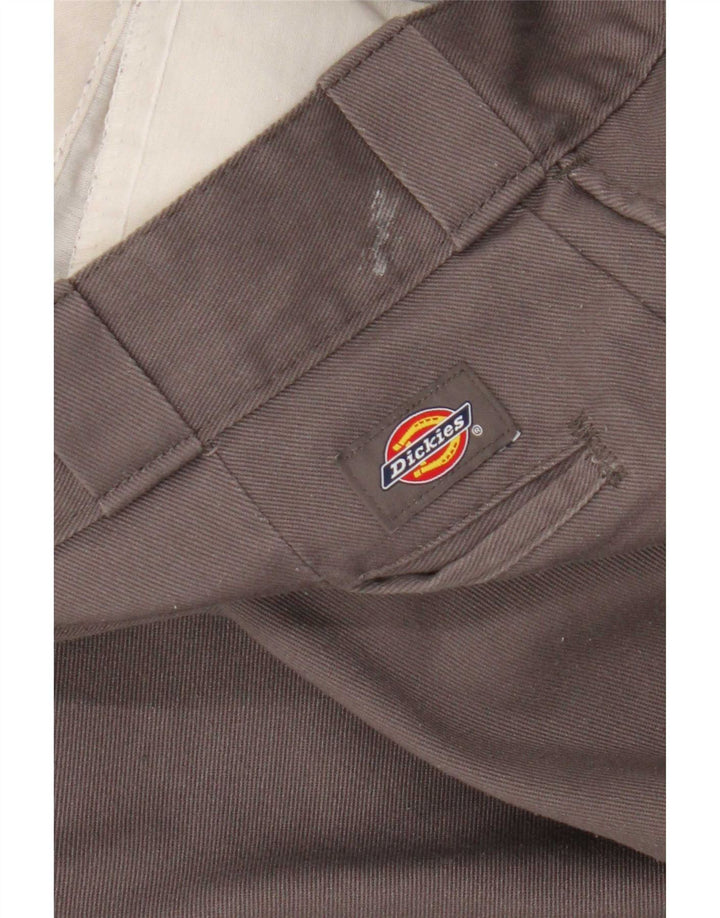 Pantaloni chino dritti da uomo Dickies W34 L34 poliestere grigio