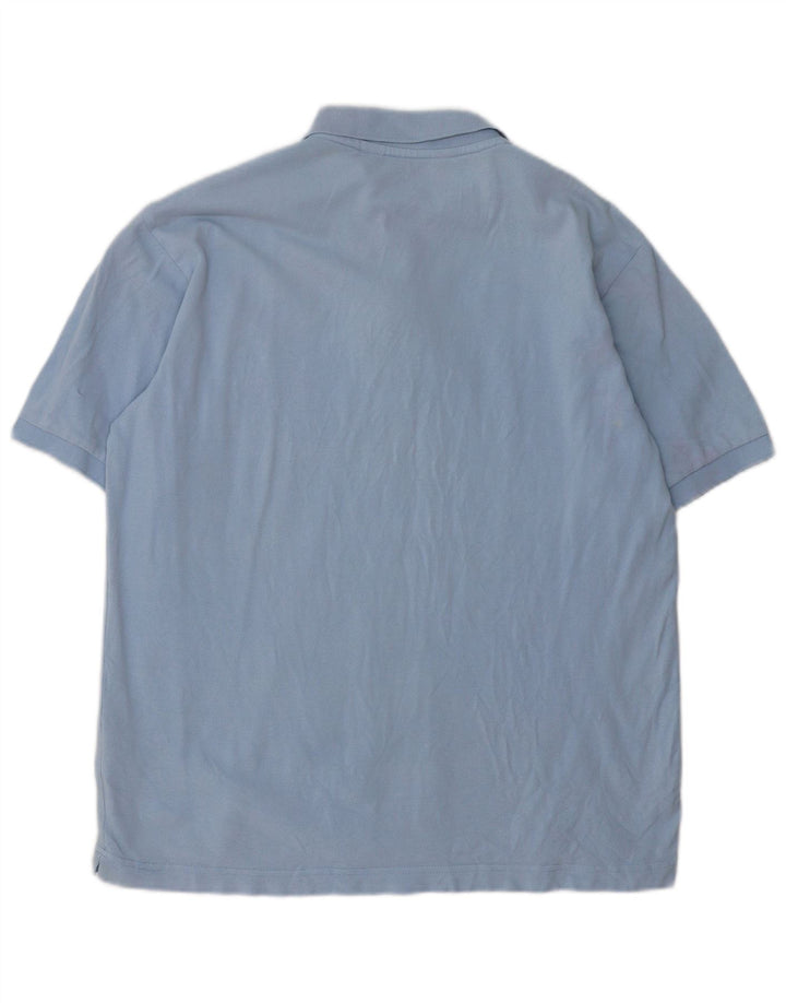 KAPPA Mens Polo Shirt Large Blue Cotton