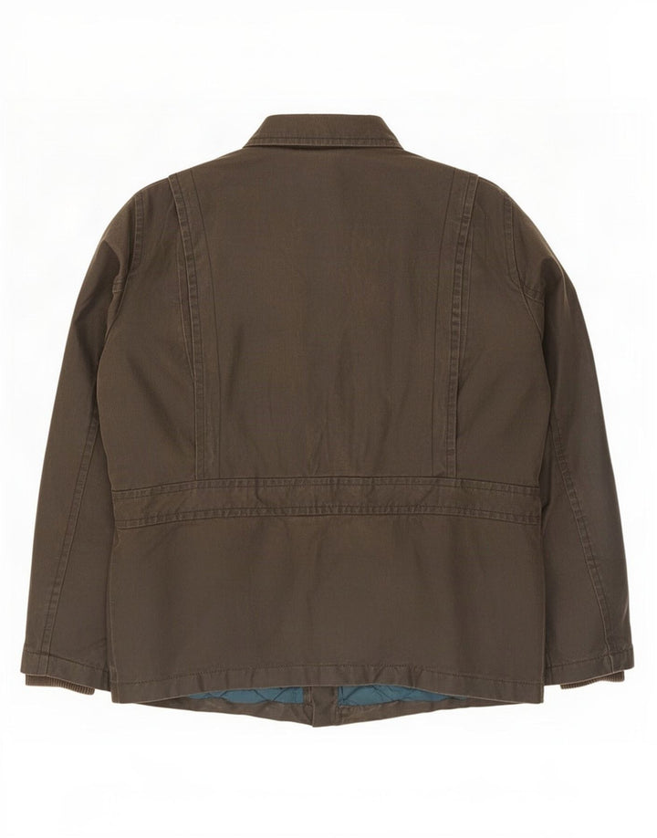 Giacca da uomo in cotone cerato White Stuff UK 40 Large Khaki