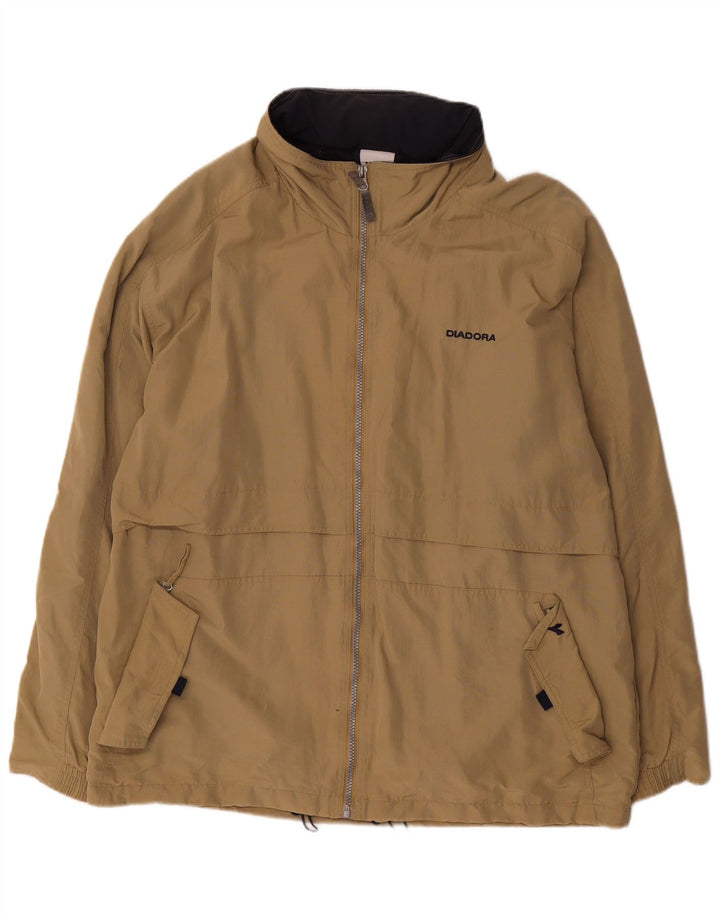 Giacca antipioggia da uomo Diadora UK 44 2XL Beige Poliammide