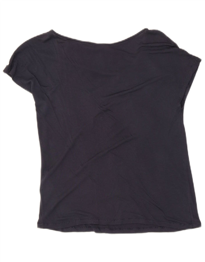 Top camicetta da donna Max & Co. UK 8 Small in viscosa blu navy