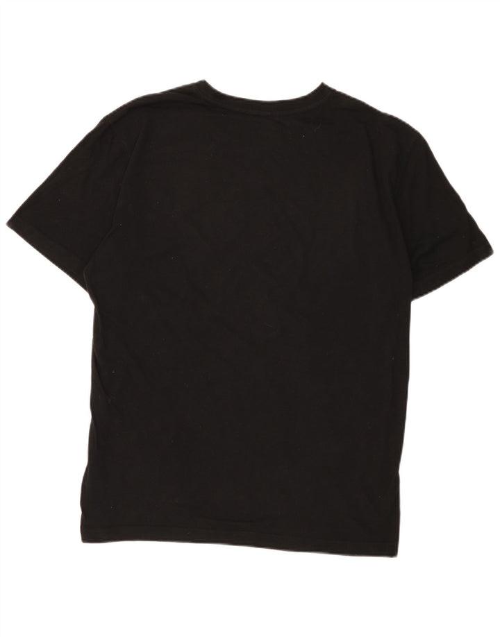T-shirt grafica da uomo Reebok Top Small in cotone nero