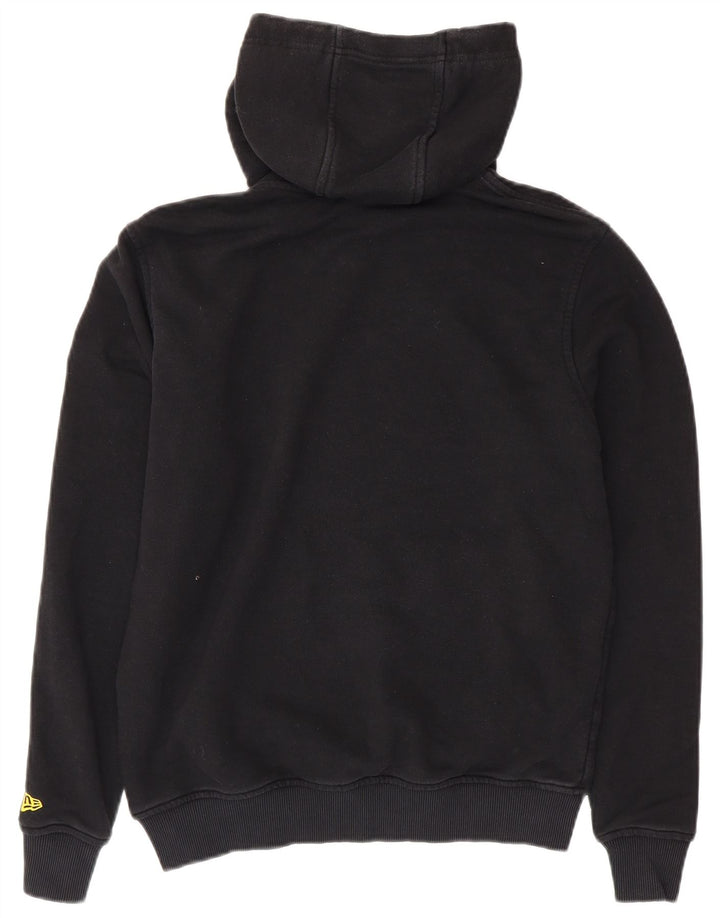 Felpa con cappuccio grafica da uomo NEW ERA Golden State Warriors piccola nera