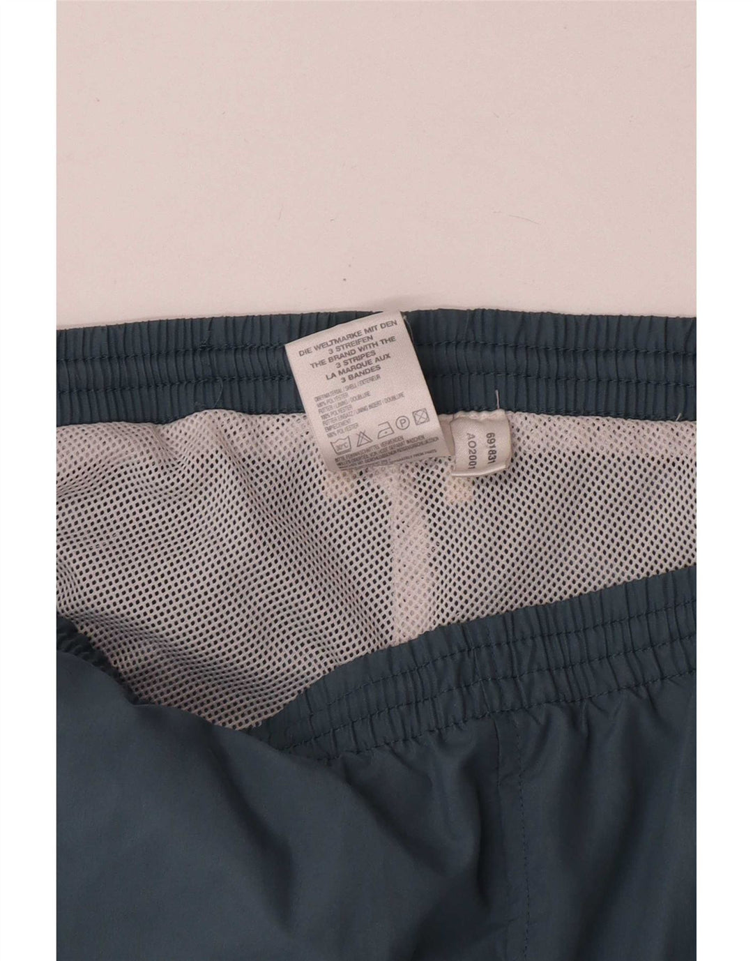 Pantaloni da tuta da donna Adidas Joggers UK 12 poliestere blu medio