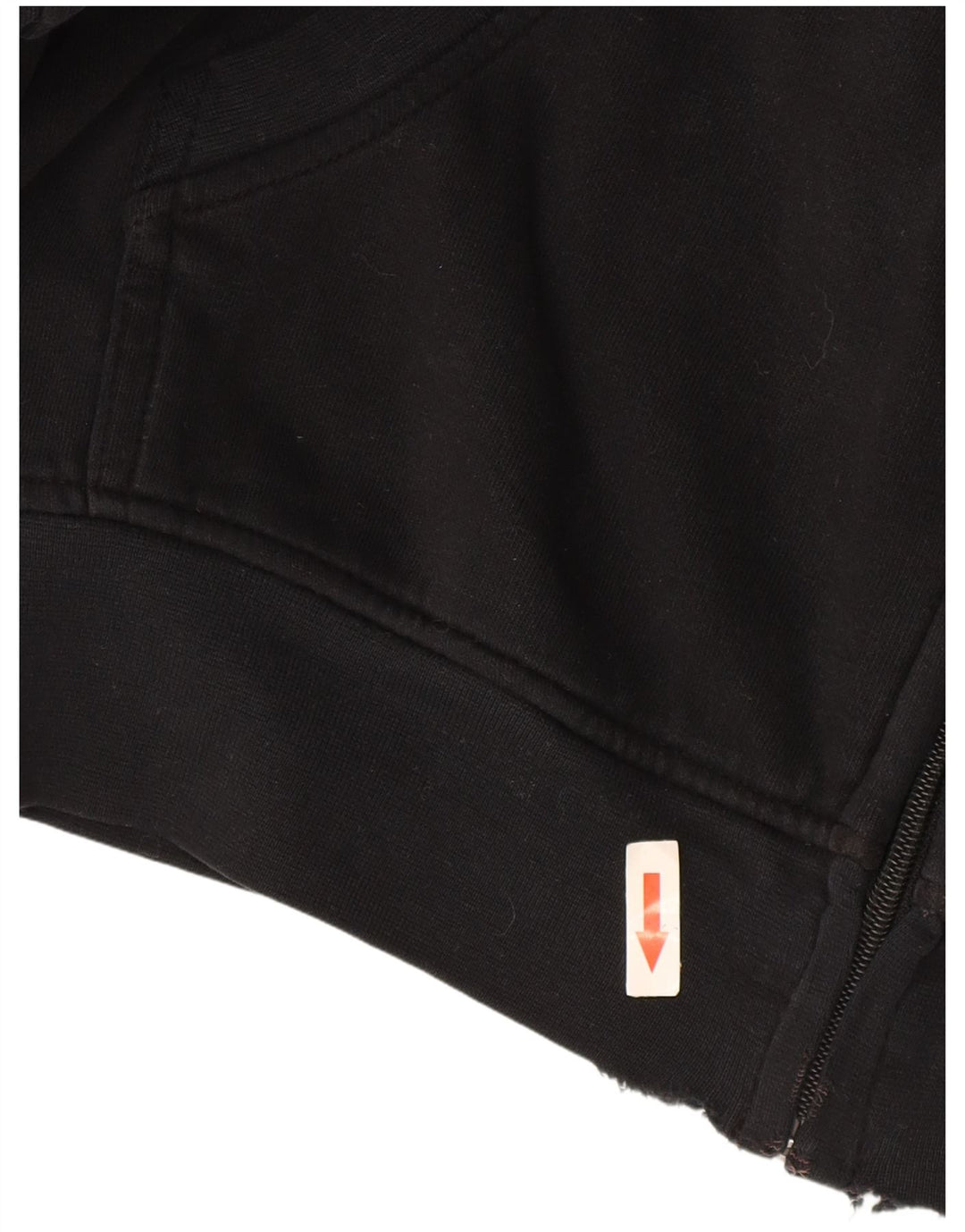 Felpa con cappuccio e zip da uomo Kappa 2XL Nera