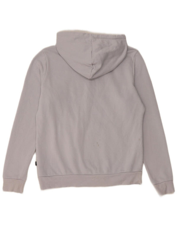 Felpa con cappuccio grafica da donna Puma UK 14 cotone blu medio