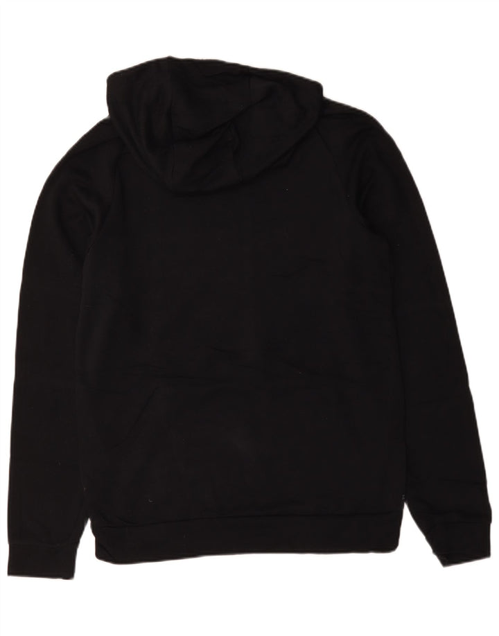 Felpa con cappuccio grafica Nike Dri Fit da uomo, piccola, in poliestere nero