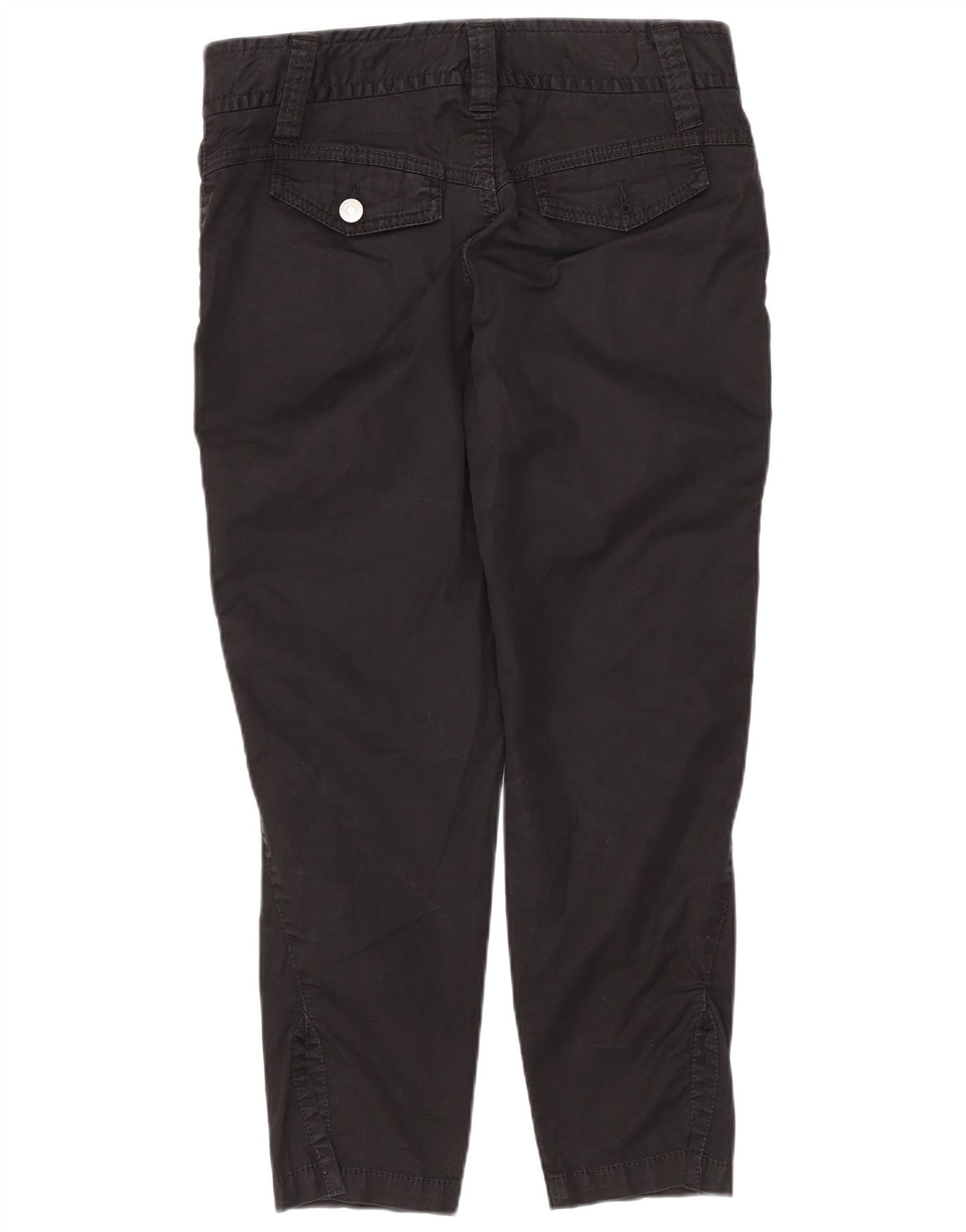 Pantaloni cropped slim da donna Benetton W36 L24 neri