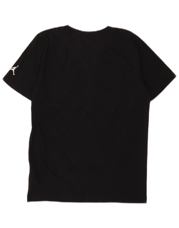 T-shirt grafica Jordan da bambino, 12-13 anni, grande, in cotone nero