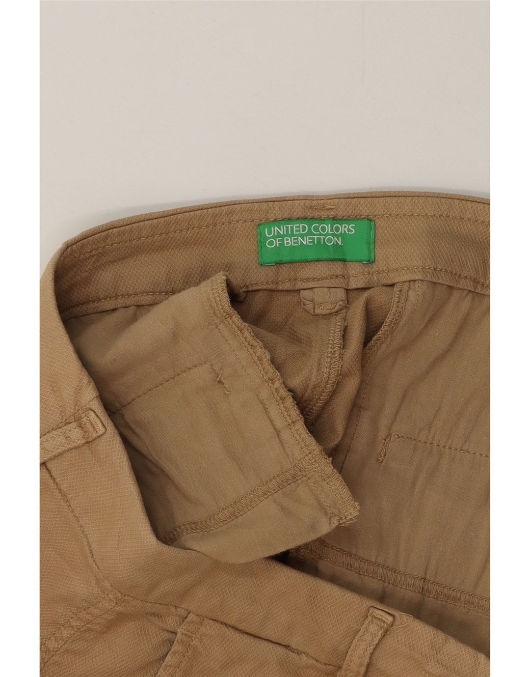 Pantaloncini chino da uomo BENETTON W38 XL Beige