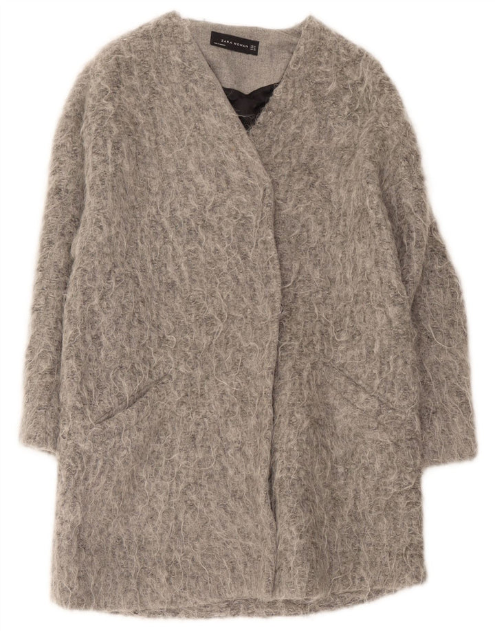Cappotto Zara da donna UK 14 grigio medio