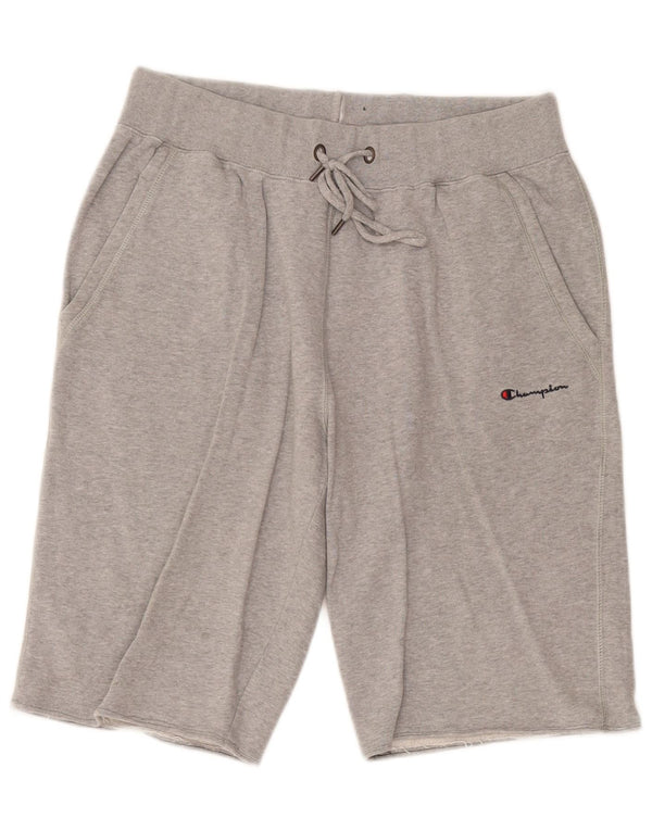 Pantaloncini sportivi da uomo Champion di grandi dimensioni in cotone chiazzato grigio