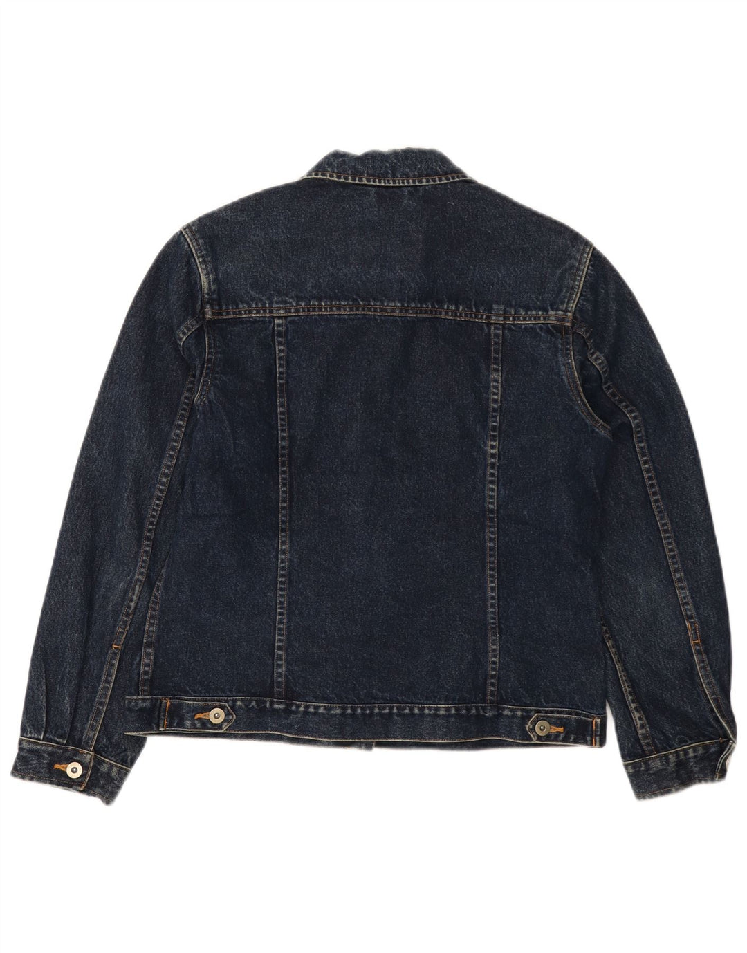 Giacca in denim da donna EDDIE BAUER UK 14 cotone blu navy medio
