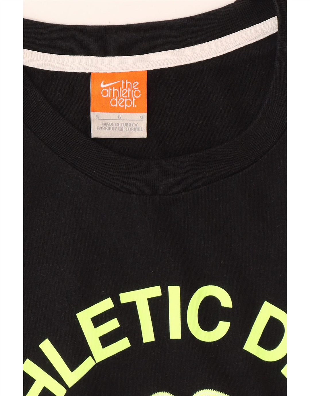 T-shirt grafica da uomo NIKE Top grande nera