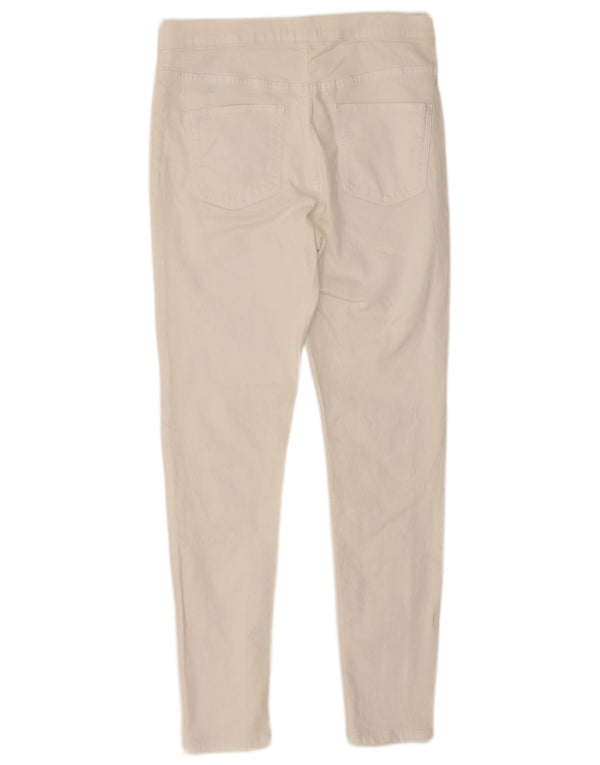 Jeans Jeggings da donna Marks & Spencer UK 12 Medio W28 L27 Cotone bianco