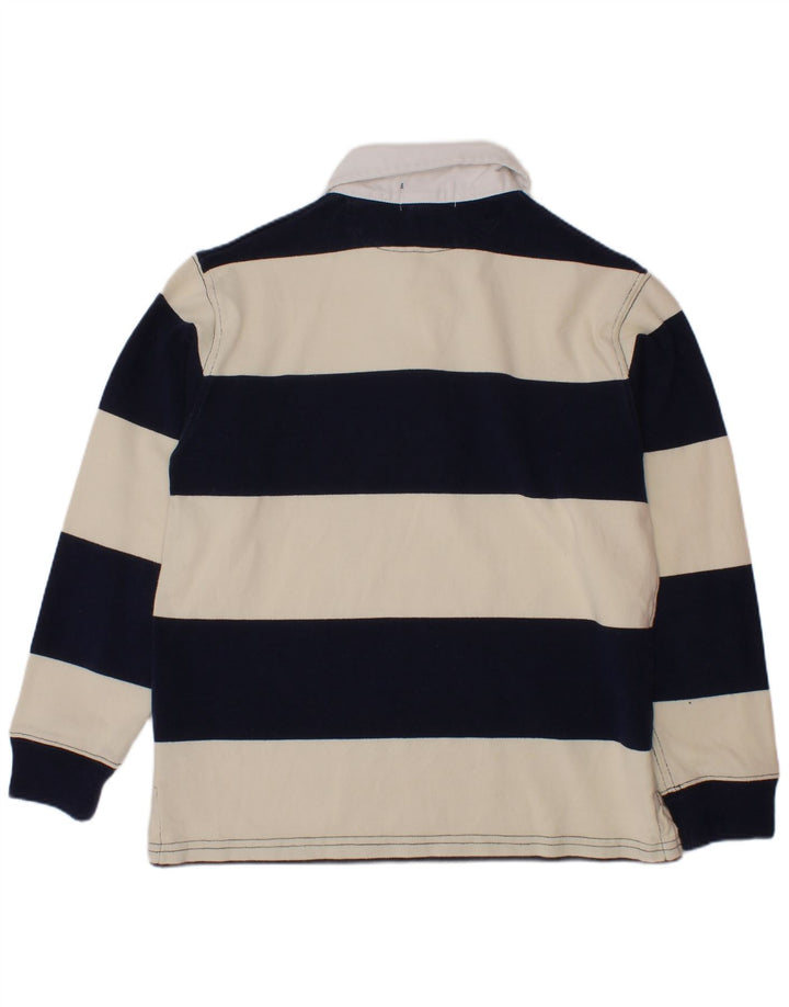 POLO RALPH LAUREN Polo da rugby per ragazzi 6-7 anni a righe bianco sporco