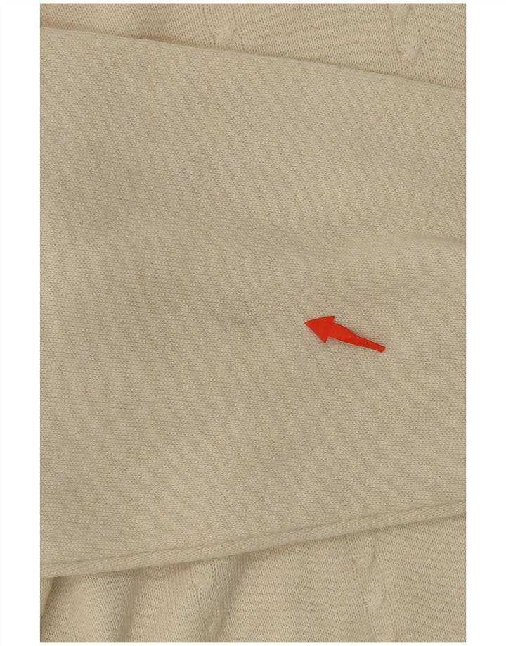 BIBO Maglione da donna con scollo a V IT 50 XL Lana bianco sporco