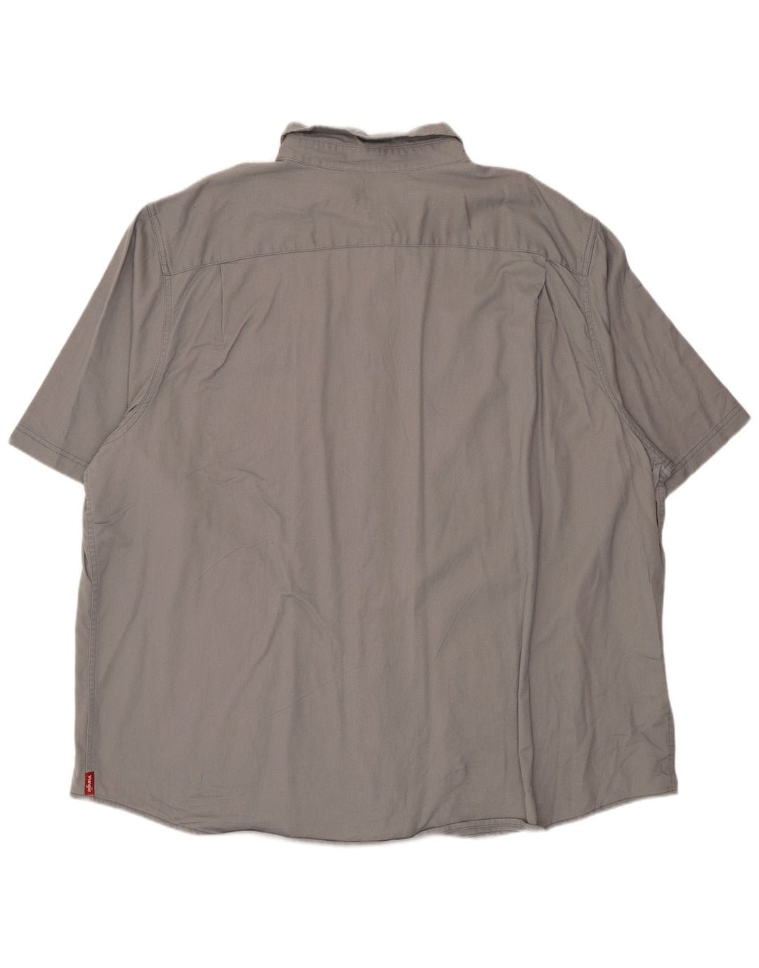 Camicia a maniche corte da uomo Wrangler 3XL cotone grigio
