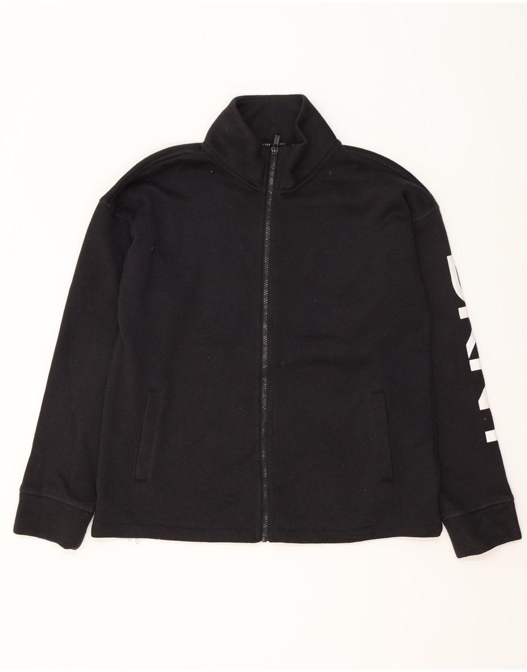 Giacca da ginnastica grafica da uomo Dkny, poliestere nero medio