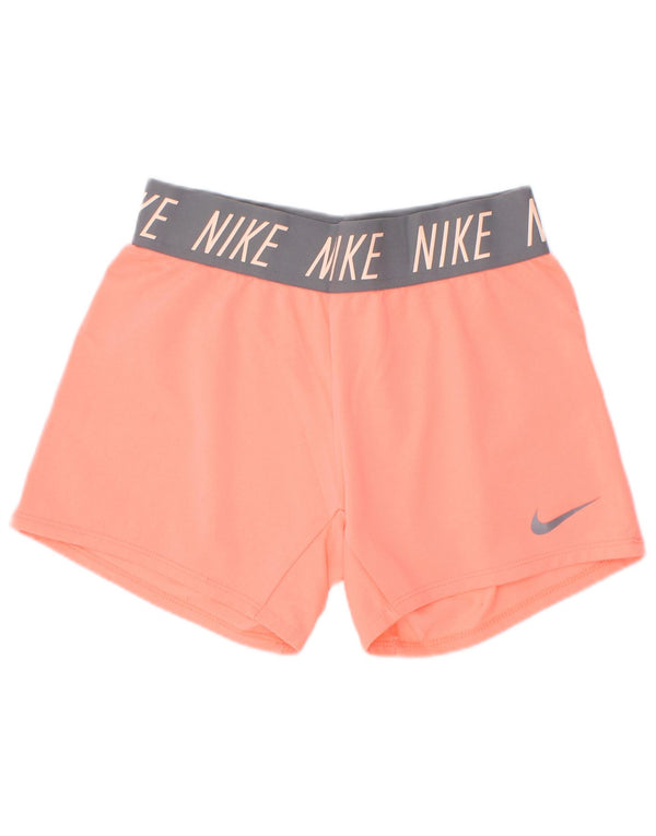 Pantaloncini sportivi Nike Dri Fit Graphic per ragazze 10-11 anni, colore rosa medio
