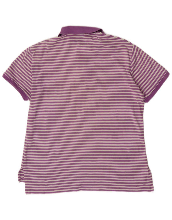 Polo Ralph Lauren Camicia da uomo su misura, cotone a righe grandi viola