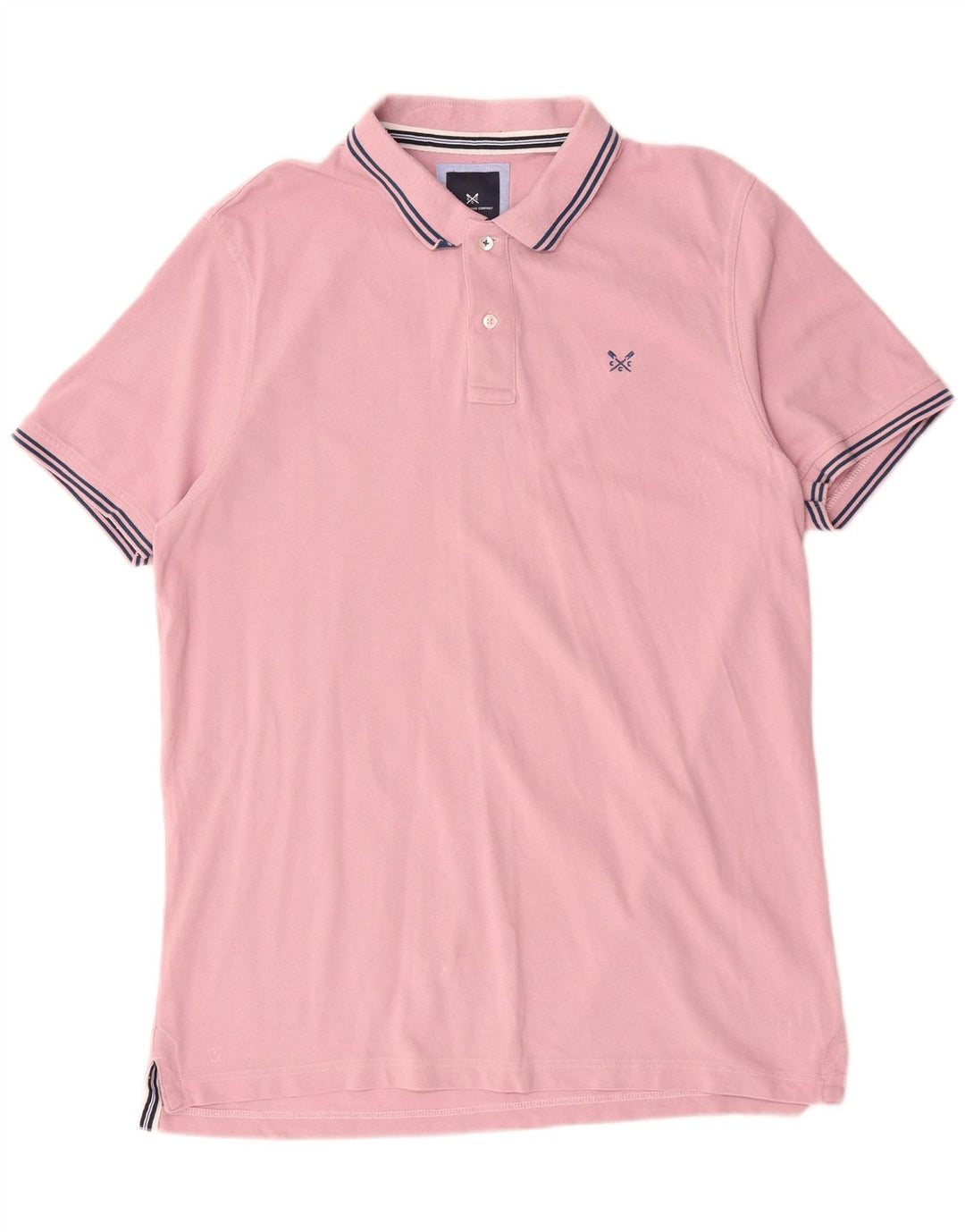 Crew Clothing Polo da uomo 2XL in cotone rosa