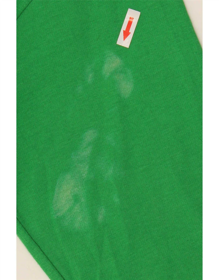 Felpa corta da donna Zara UK 10 piccola verde poliestere