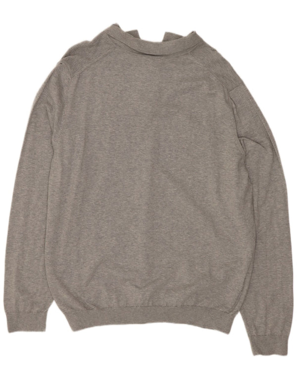 Maglione maglione collo alto da uomo Marks & Spencer XL cotone grigio