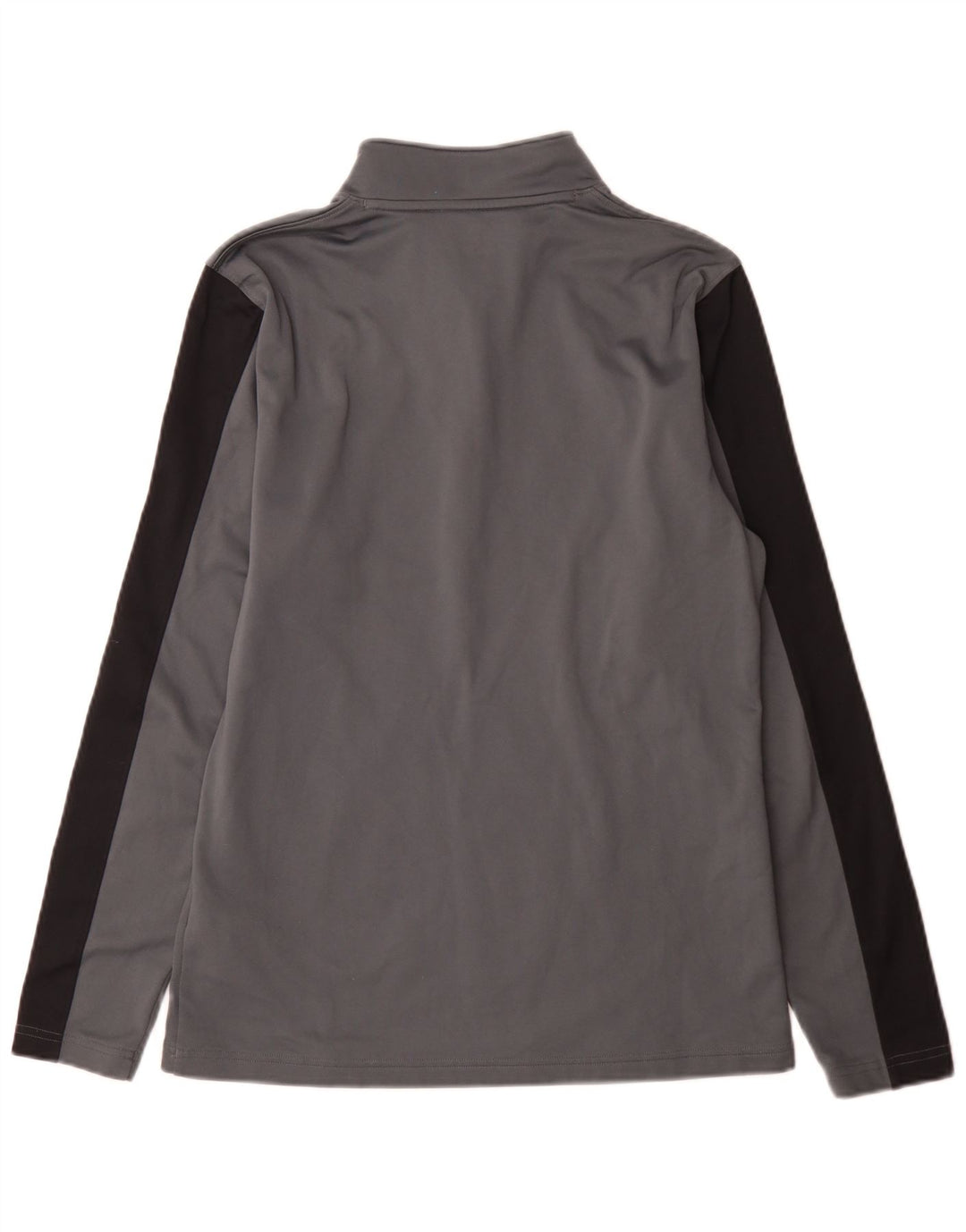 Under Armour da donna con zip e collo, vestibilità regolare, manica lunga, grigio medio, sportivo