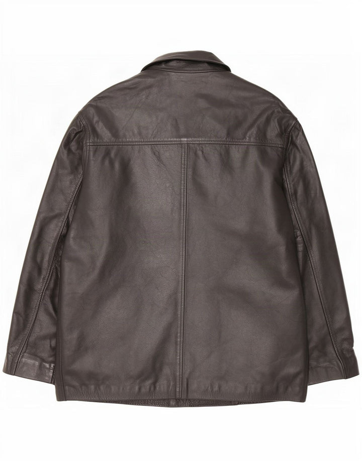 Giacca in pelle da uomo Ironsides UK 42 XL Nera