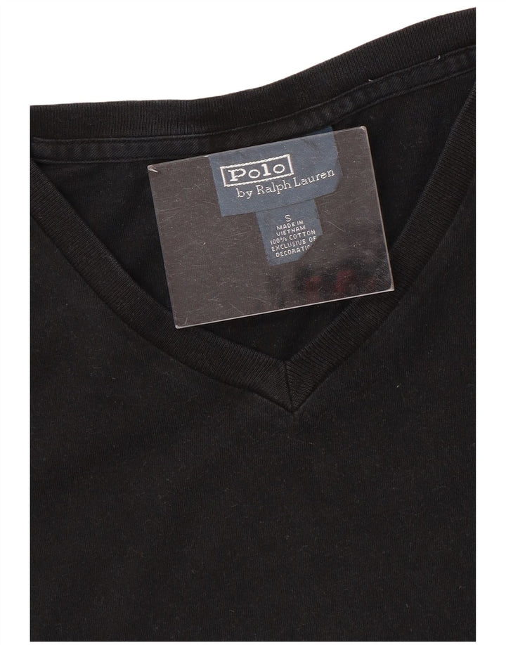 Polo Ralph Lauren T-shirt da uomo Top piccola in cotone nero