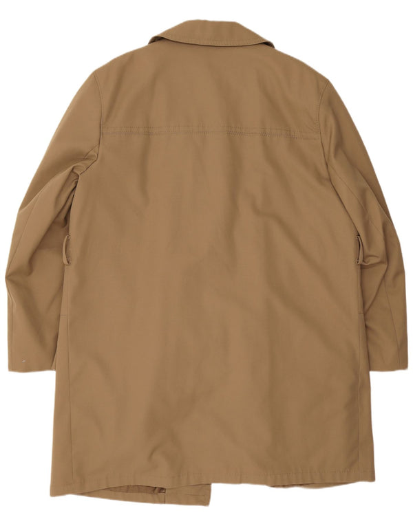 Trench vintage da uomo EU 58 4XL Beige poliacrilico