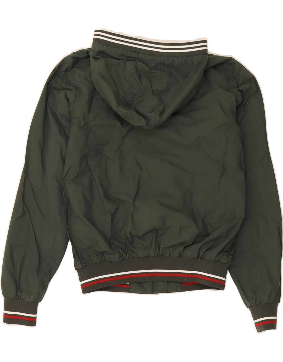 NORTH SAILS Boys Hooded Bomber Jacket 13-14 Years Green Polyamide Vintage North Sails and Second-Hand North Sails from Messina Hembry 