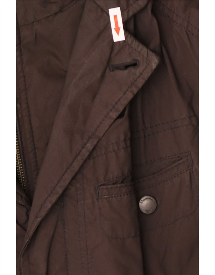 Giacca imbottita da uomo Massimo Dutti grande marrone poliestere