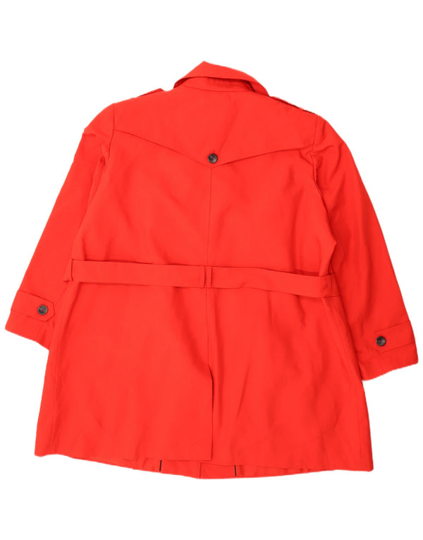 Trench da donna Marks & Spencer UK 26 5XL Poliestere rosso