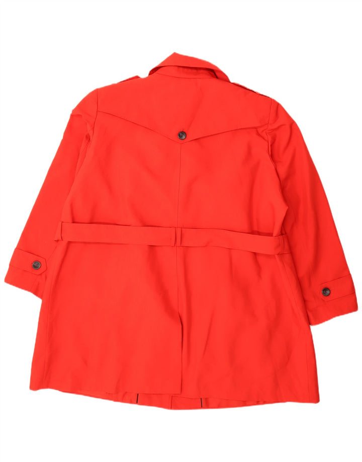 Trench da donna Marks & Spencer UK 26 5XL Poliestere rosso